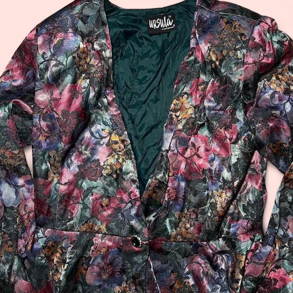 Vintage floral blazer jacket - Picture 2 of 6